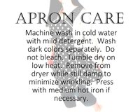 Silent Night Holiday Script Pinafore with no ties, Relaxed Fit Smock with pockets, smallest size fits XS/S/M, Christmas apron ready to ship now