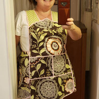 Customized 50s Smock Apron (choose your fabrics) relaxed fit smock w/ pocket options, H-back style (no neck ties) XS - 4X