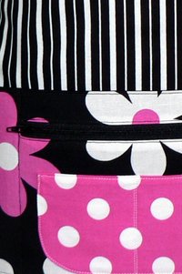 Lil Plain Jane Multi-Pocket Apron with zipper money pocket, great for vendors, teachers, photographers, waitress, LAST ONE made-to-order