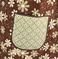 SHIPS FAST~ Grandma's House Pinafore Apron with no ties, relaxed fit smock with pockets, standard size fits L-XL-2X, ready to ship