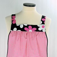 Lil Plain Jane Scrapbuster Pinafore, relaxed fit all day apron, farmhouse smock with pockets, ready to ship (L/XL/2X) SHIPS FAST