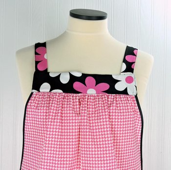 Lil Plain Jane Scrapbuster Pinafore, relaxed fit all day apron, farmhouse smock with pockets, ready to ship (L/XL/2X) SHIPS FAST